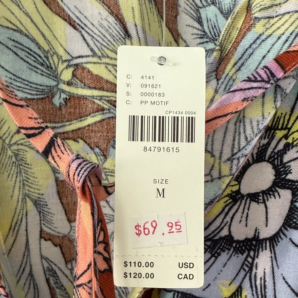 Anthropologie Colorful Floral Mini Dress - Picture 5 of 8